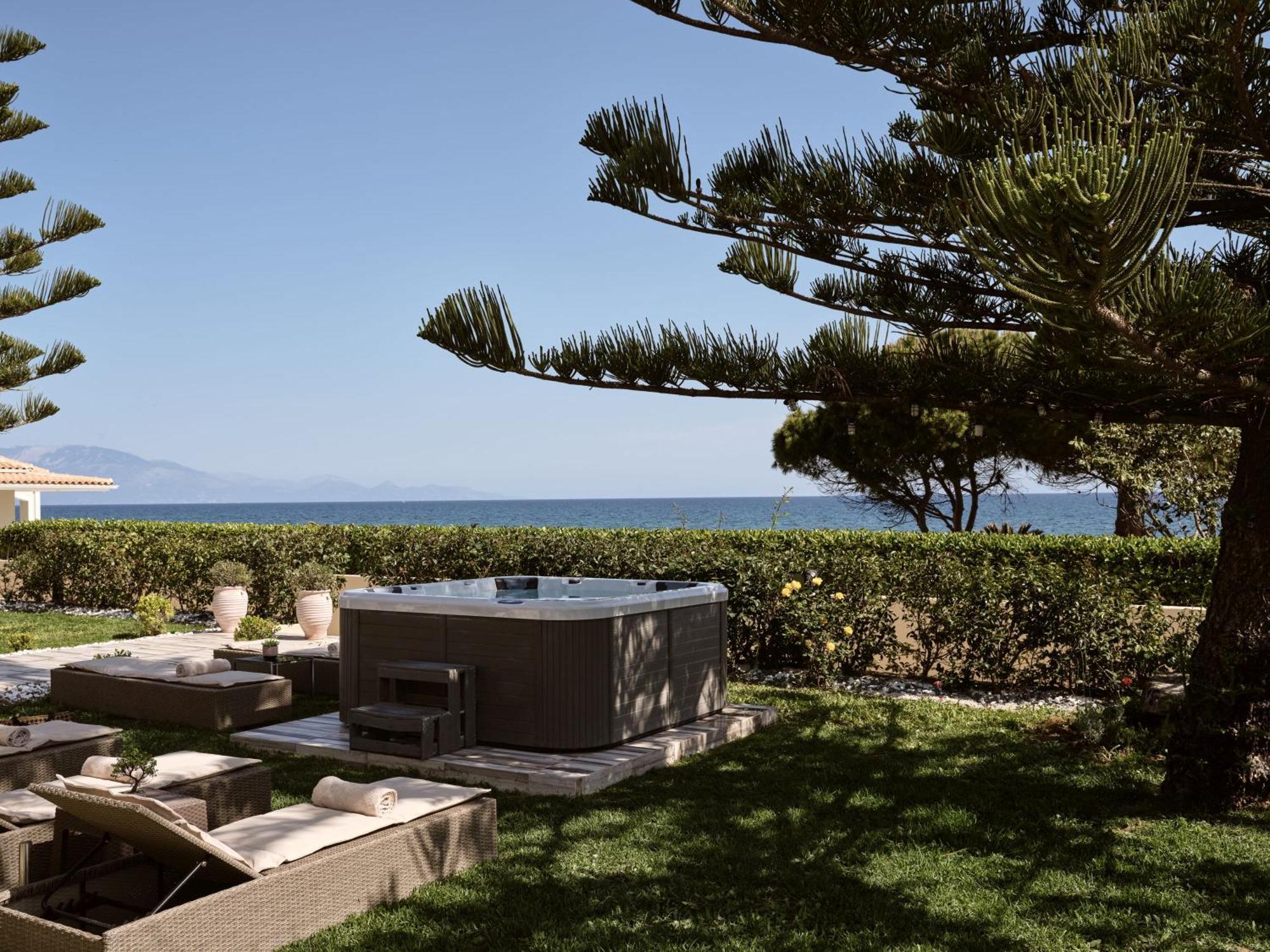 Psarou  Sea Elegance Villa - On The Beach, By Zantewize מראה חיצוני תמונה