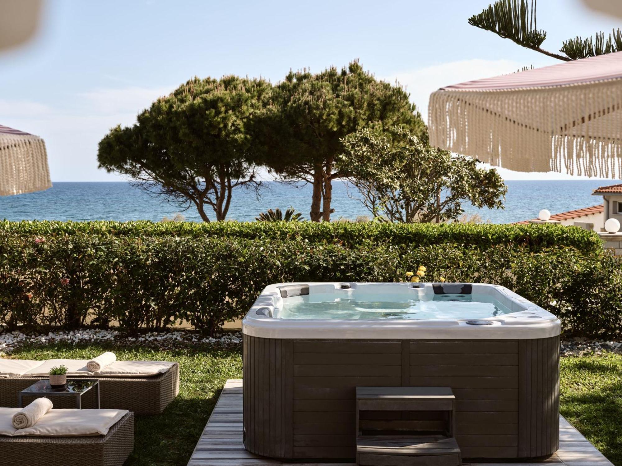 Psarou  Sea Elegance Villa - On The Beach, By Zantewize מראה חיצוני תמונה